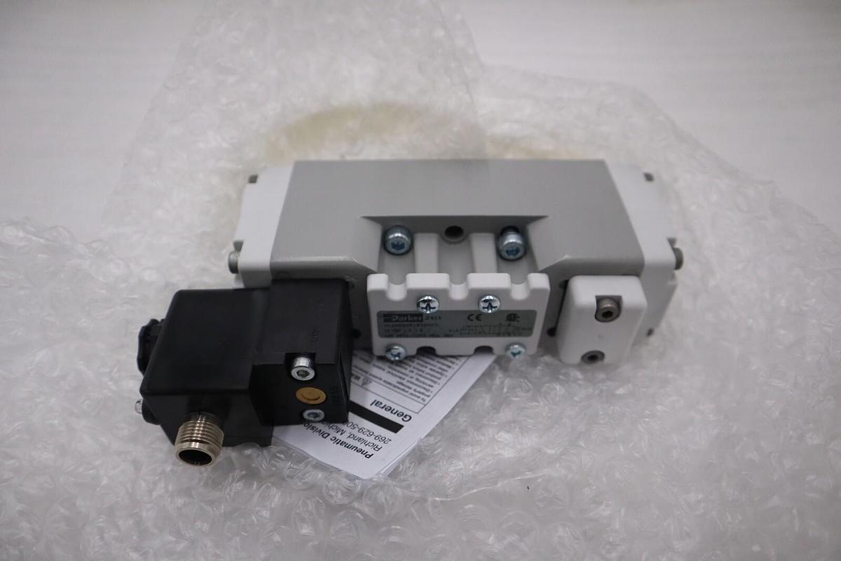 NEW PARKER H1EWXBG619000FD SS 2PO 24VDC LOW WATT AUTO STOCK G141