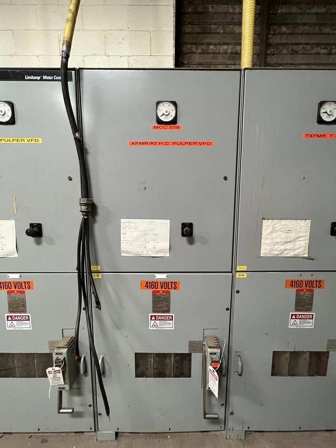 Used GE Limitamp Control 4160 Starter and Cabinet MODEL IC1074A106C TWO AVAILABLE