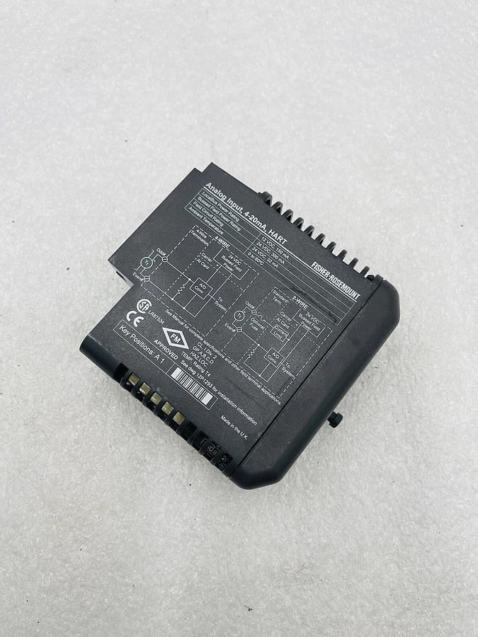 Used EMERSON DELTAV KJ3002X1-BA1 AI 8 CHANNEL 4-20MA HART CARD #K-2607
