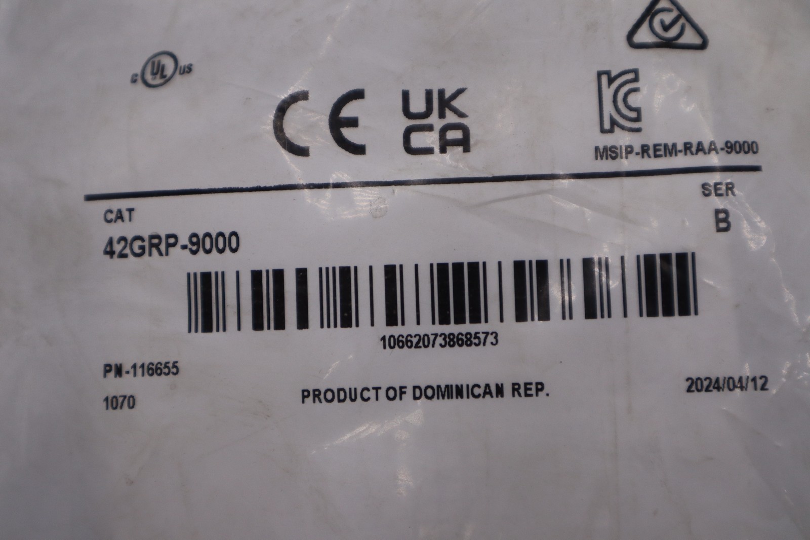 Allen Bradley Photoswitch 42GRP-9000-QD1 SER B - STOCK GF210A