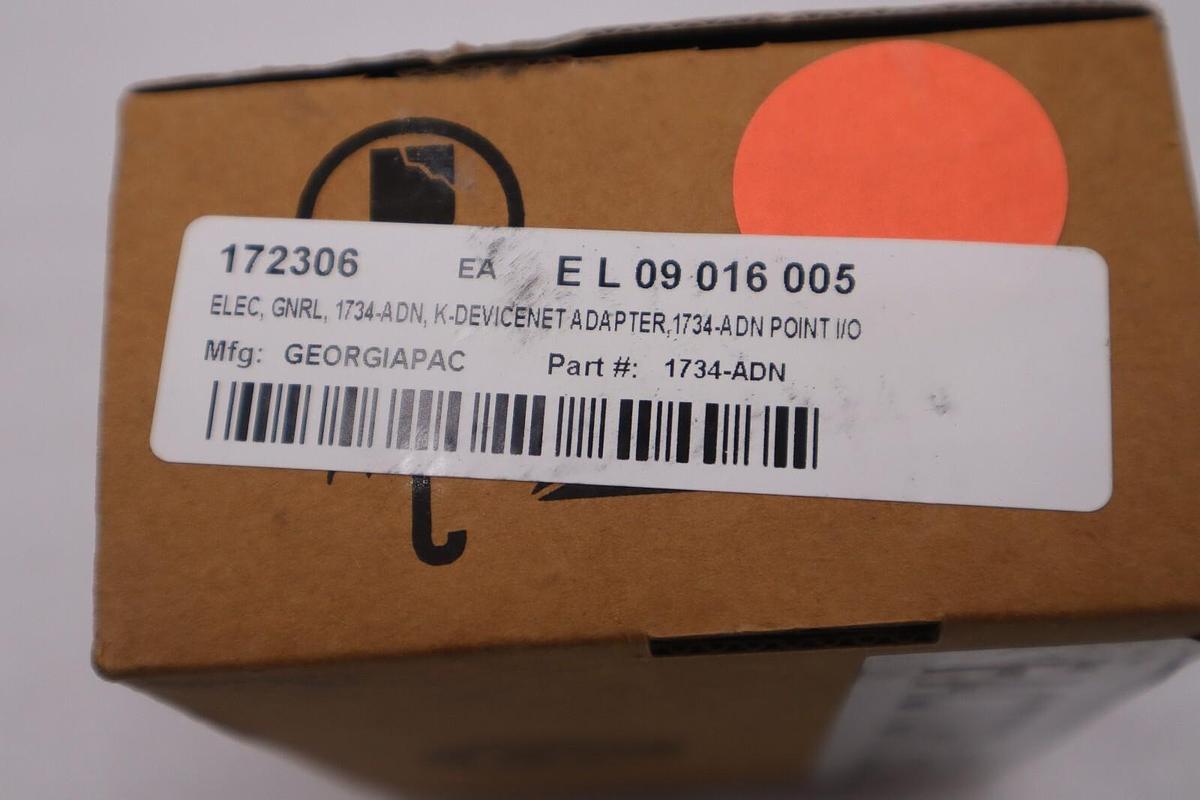 Used ALLEN BRADLEY 1734ADN POINT I/O ADPATER COMMUNICATIONS 24 VOLT DC STOCK G404A