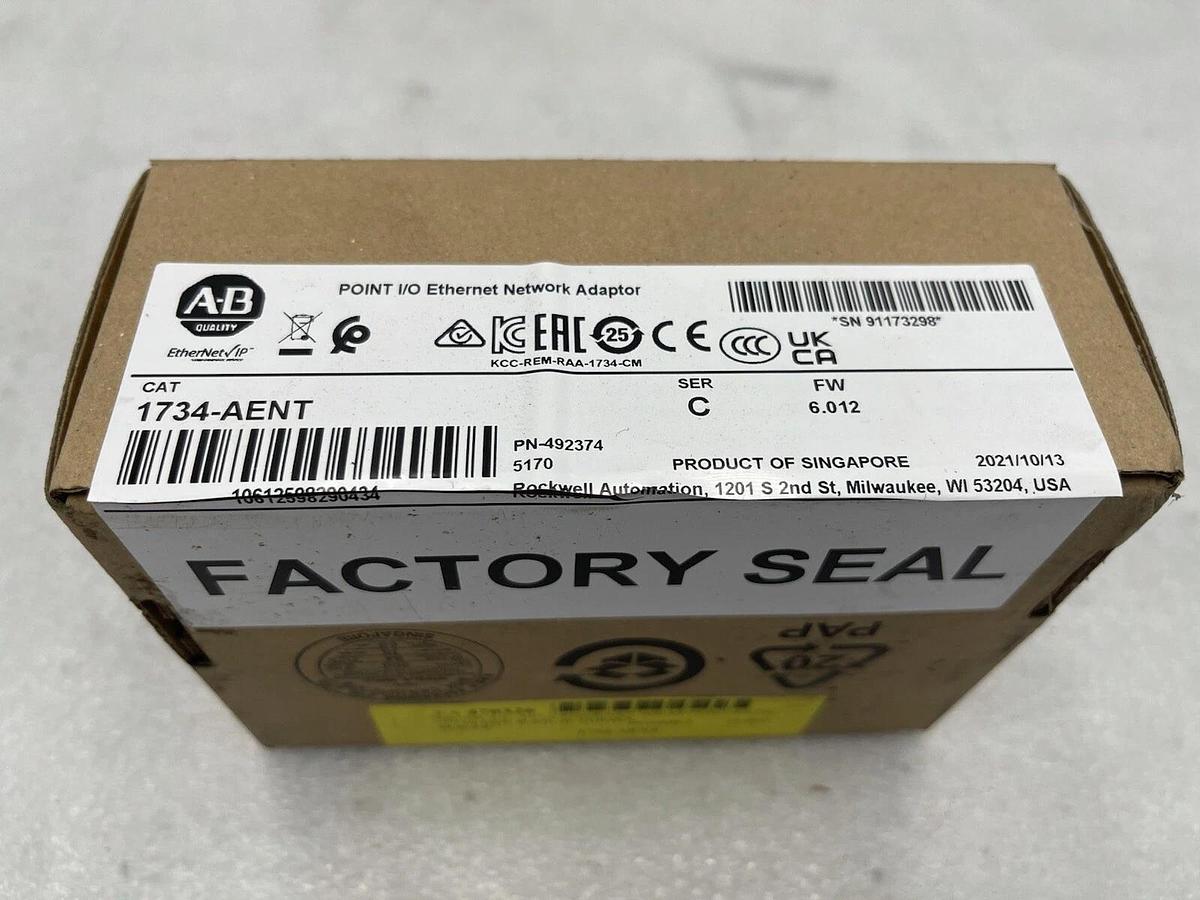 Used Surplus NEW  Allen Bradley 1734-AENT /C 2021 ENet/IP STOCK 3847