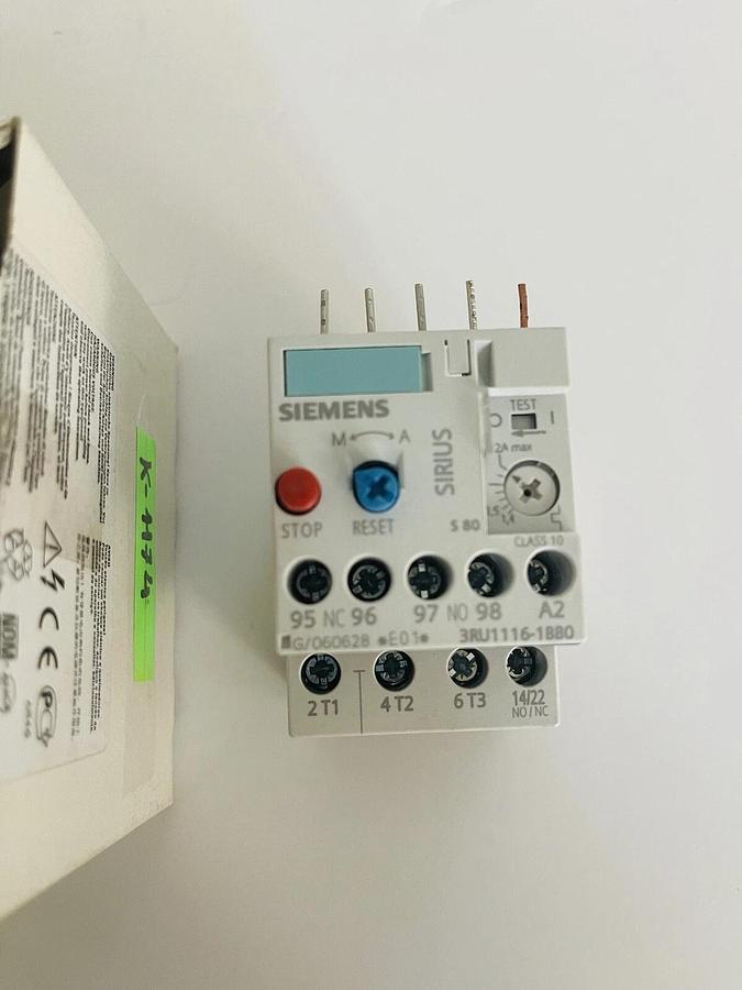 Siemens 3RU1116-1GBO Overload Relay #K-1174