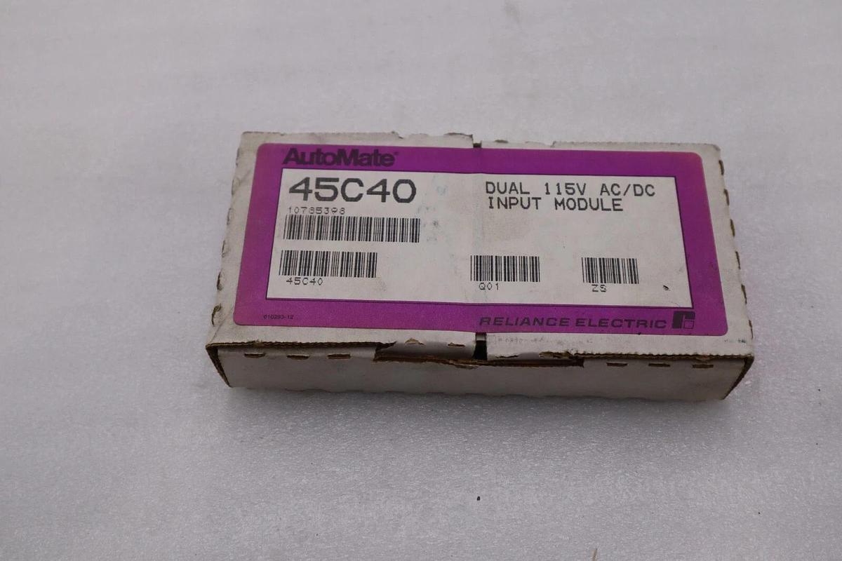 Used Reliance Electric AutoMate 45C40 Dual 115V AC/DC Input Module  STOCK 5490