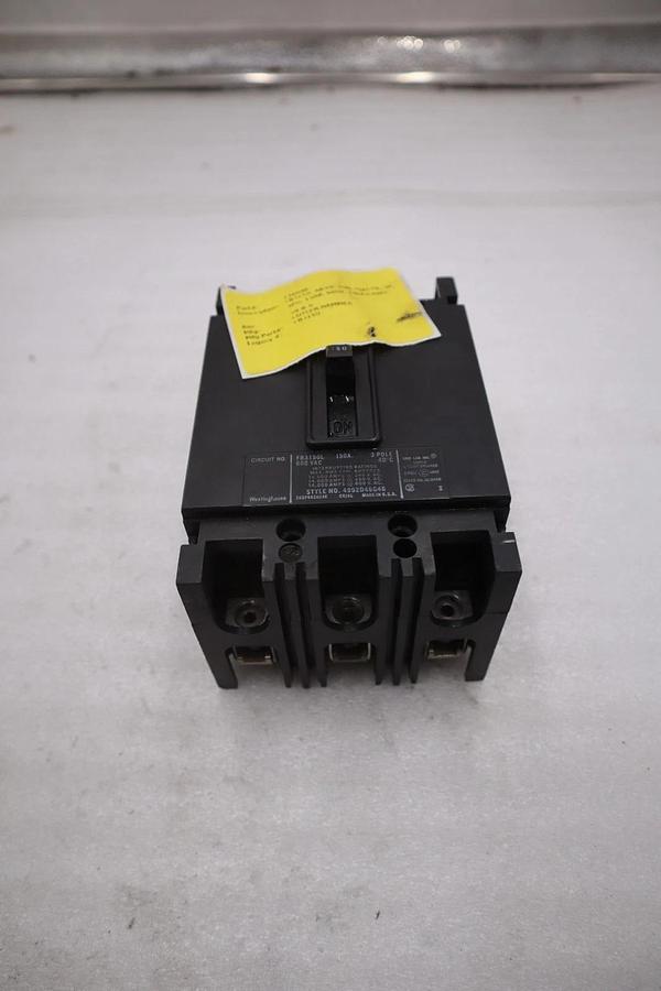 Used Westinghouse FB3150L 150 Amp 3 Pole 600v Circuit Breaker STK CC245