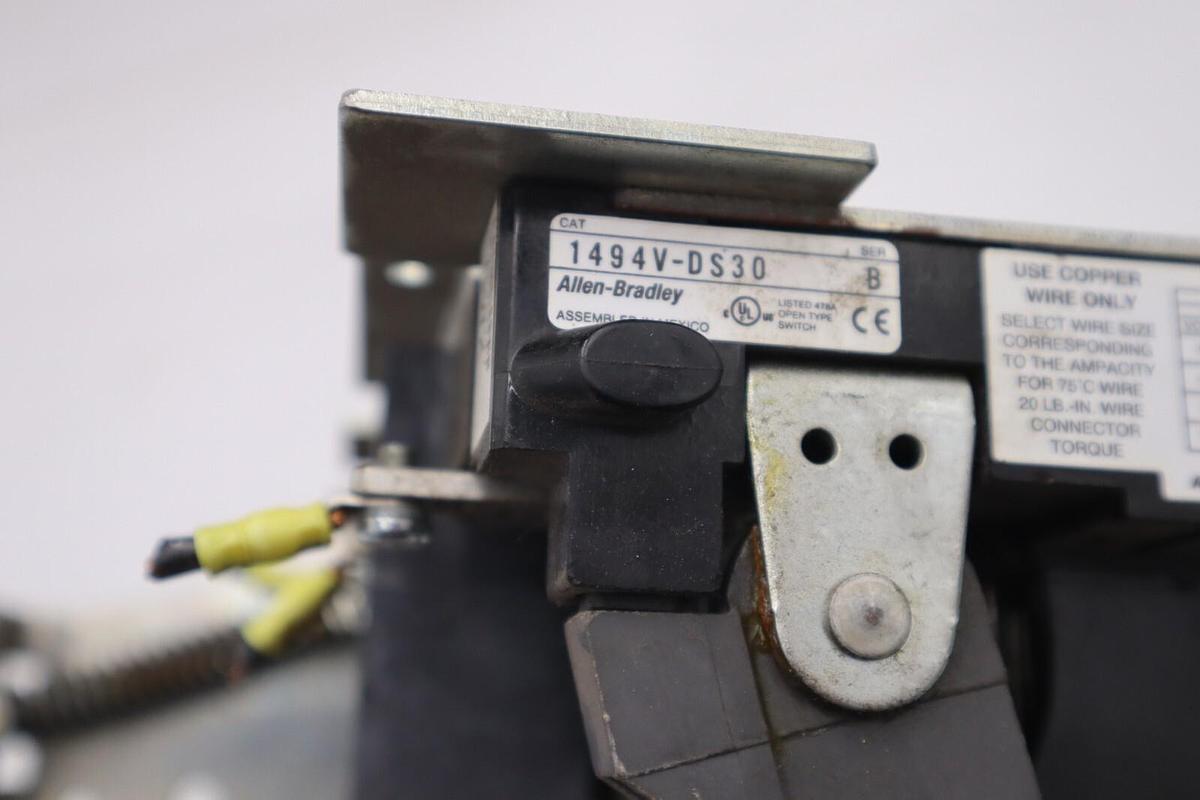 Used Allen Bradley 1494V-DS30 Disconnect 30 Amp 600 VAC Ser. D STOCK 5847