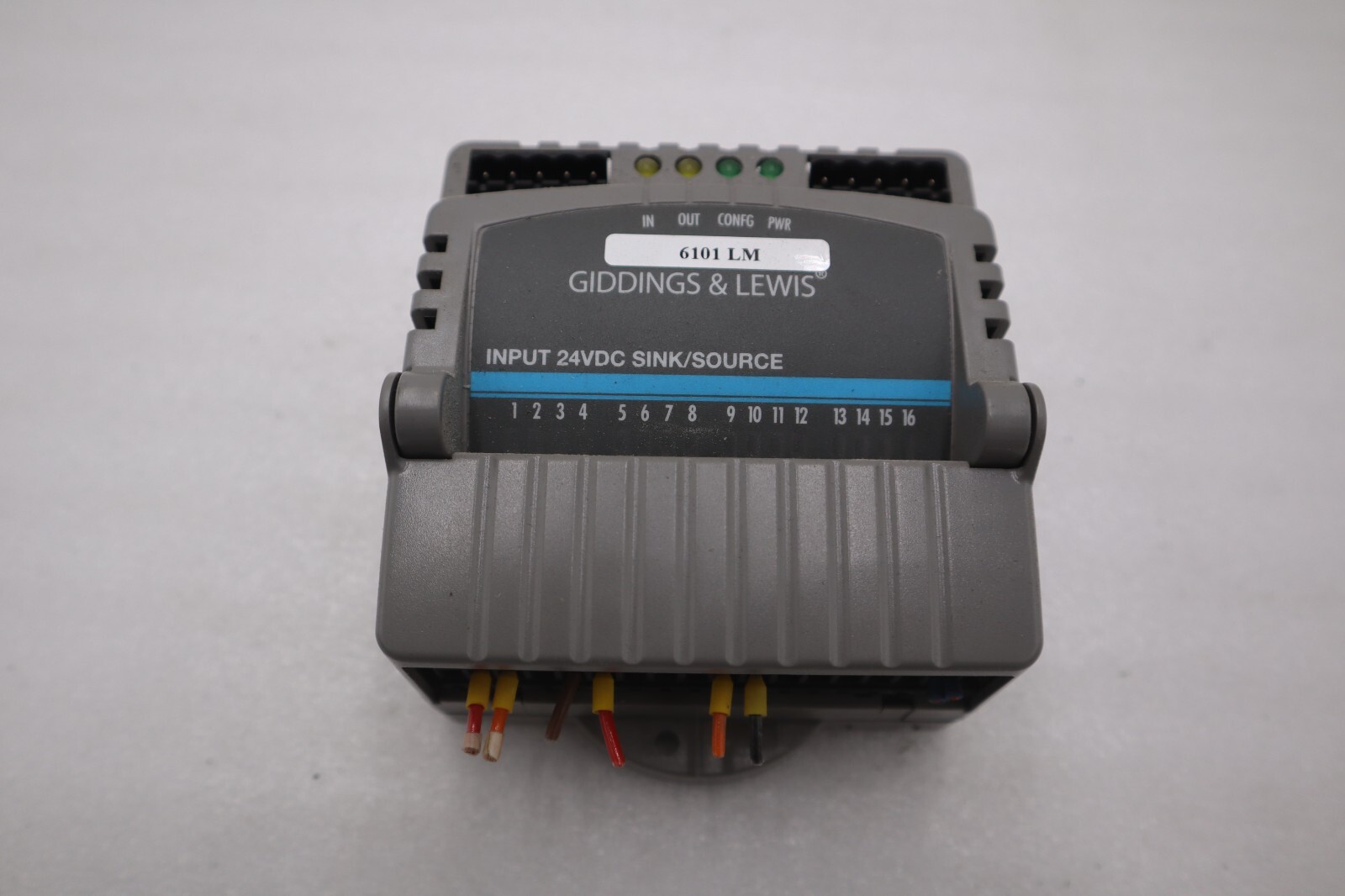 Used GIDDINGS & LEWIS M.1300.7372 R1 Input Module 24VDC SINK/SOURCE STOCK 642-D