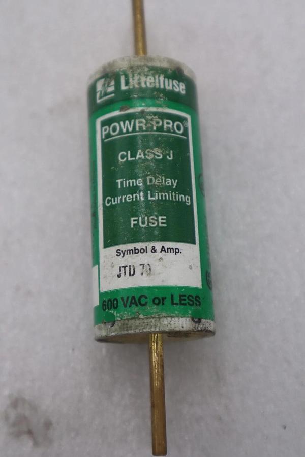 LITTELFUSE JTD 70 POWER PRO CLASS J 600 VAC FUSE STOCK #K-3772
