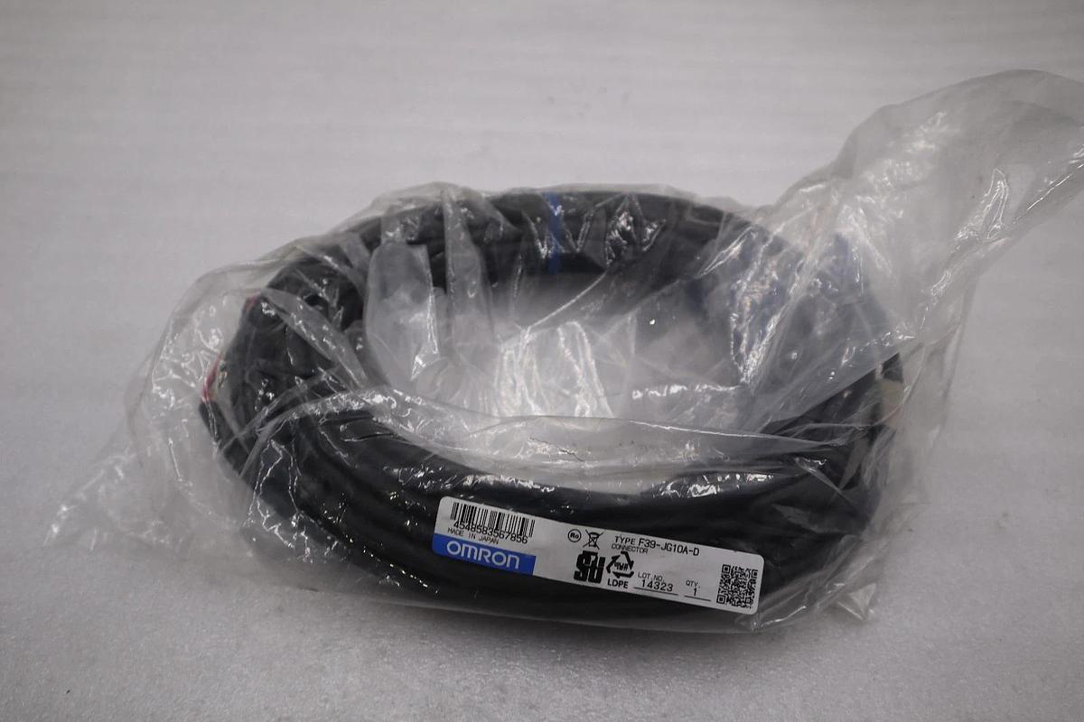Omron F39-JG10A-D Connector 10m Cordset Cable STOCK 1421CC