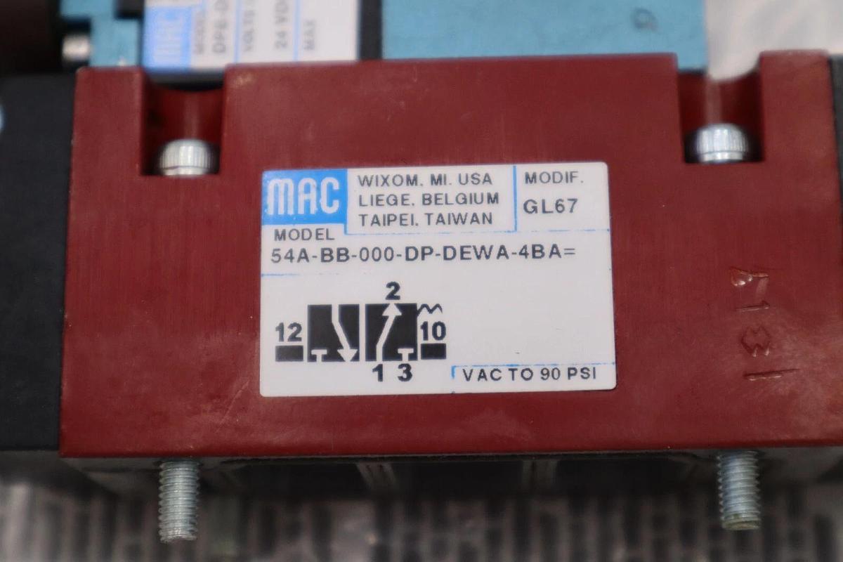 Used NEW MAC 54A-BB-000-DP-DEWA-4BA SOLENOID VALVE STOCK H1205