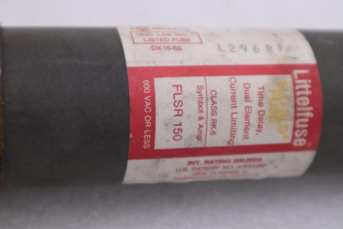 Used LOT OF 3 - Littlefuse RK5 FLSR150/ FLSR 150 600VAC - STOCK H-1691A