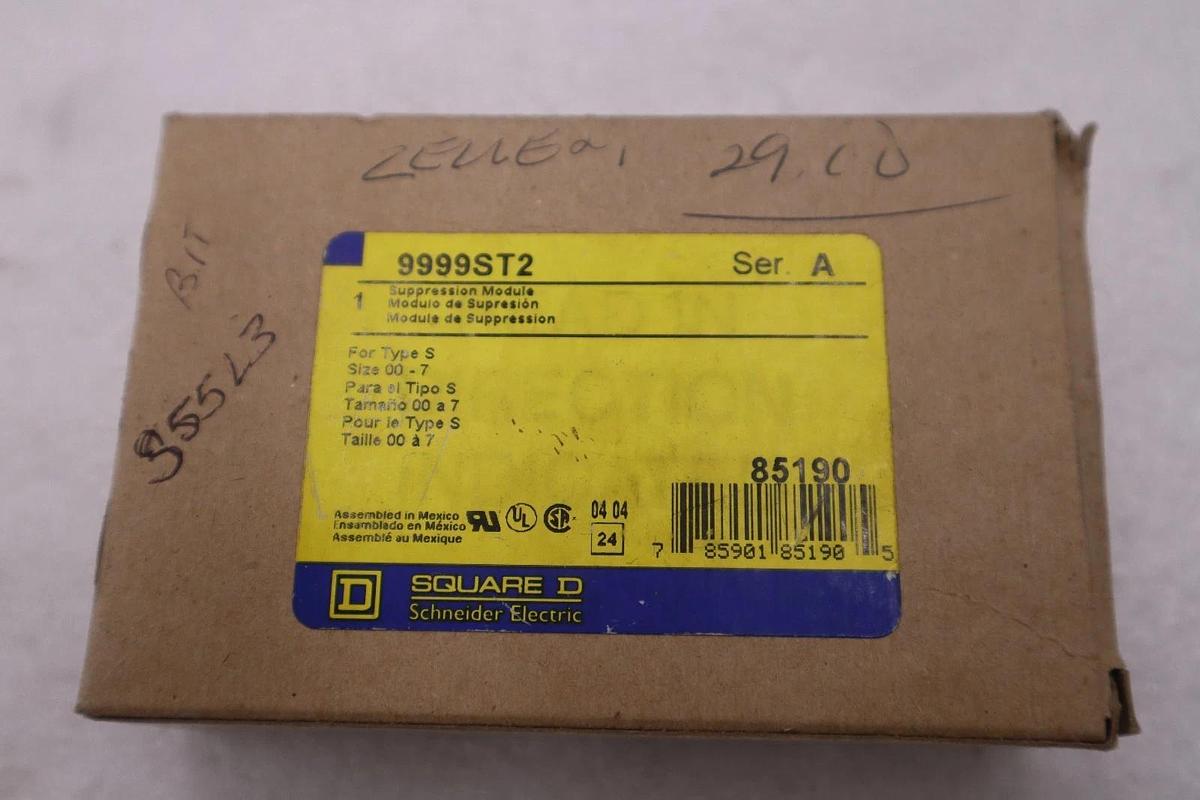 NEW OPEN BOX SQUARE D 9999ST2 SUPPRESSION MODULE STOCK 870B