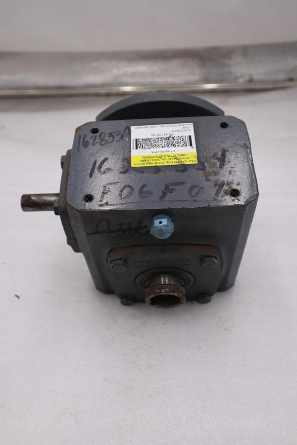 Used BOSTON GEAR H718-5-H-P16 Right Angle Hollow Shaft Worm Gear Speed Reducer #H981