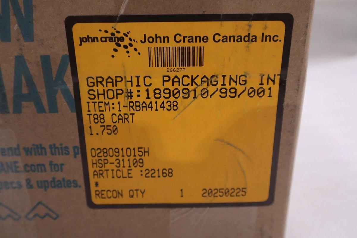Used John Crane HSP-31109 Cartridge Seal T88 CART 1-3/4" - NEW IN BOX - STOCK GF903