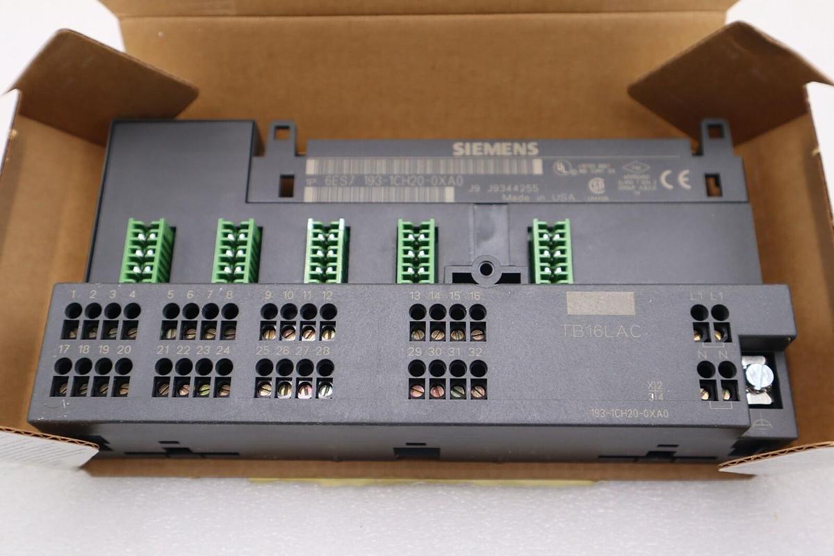 SIEMENS 6ES7 193-1CH20-0XA0 BLOCK TERMINAL MODULE STOCK 2014