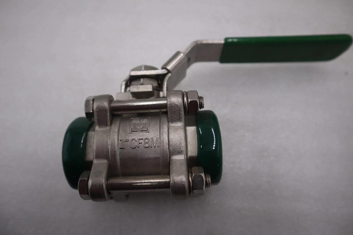 Used Inline Industries CF8M 1/2" 1000 WOG/ CF8M1000WOG 1" BALL VALVE - STOCK GF317