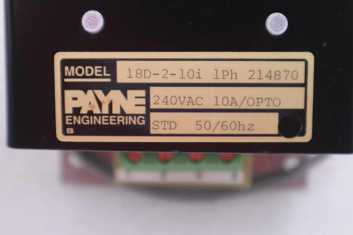 NEW OPEN BOX PAYNE ENGINEERING 18D-2-10I PROCESS CONTROLLER STK 2222A