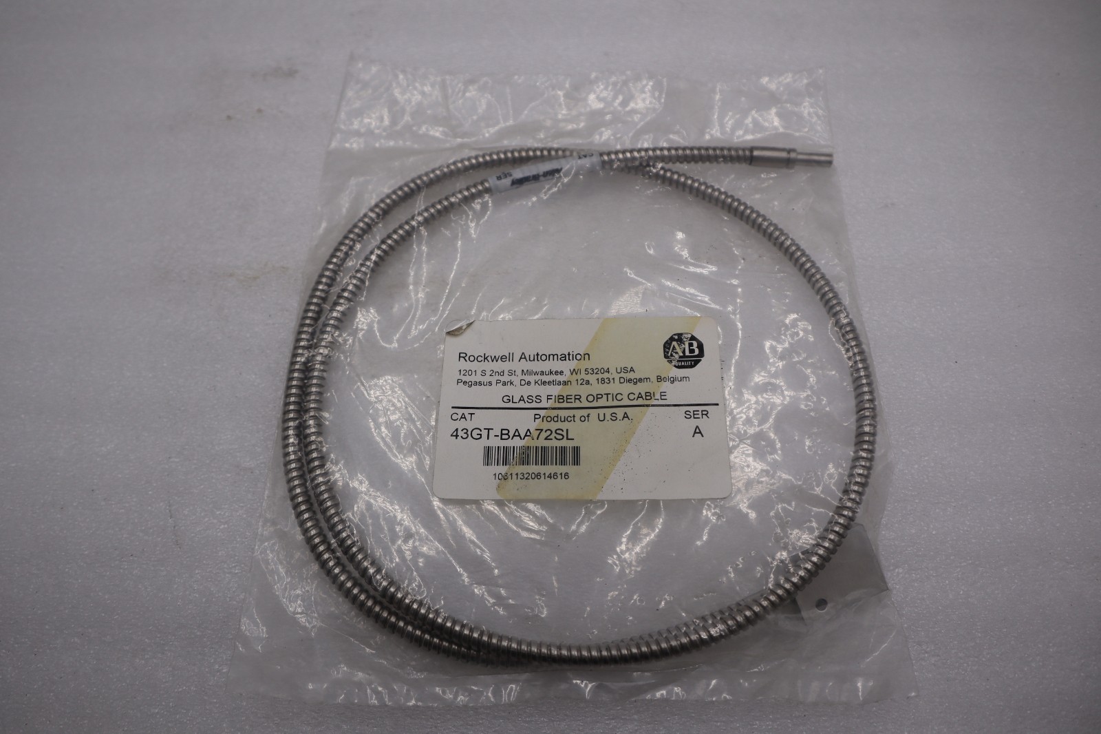 Allen-Bradley 43GT-BAA72SL Fiber Optic Cable STOCK H1672