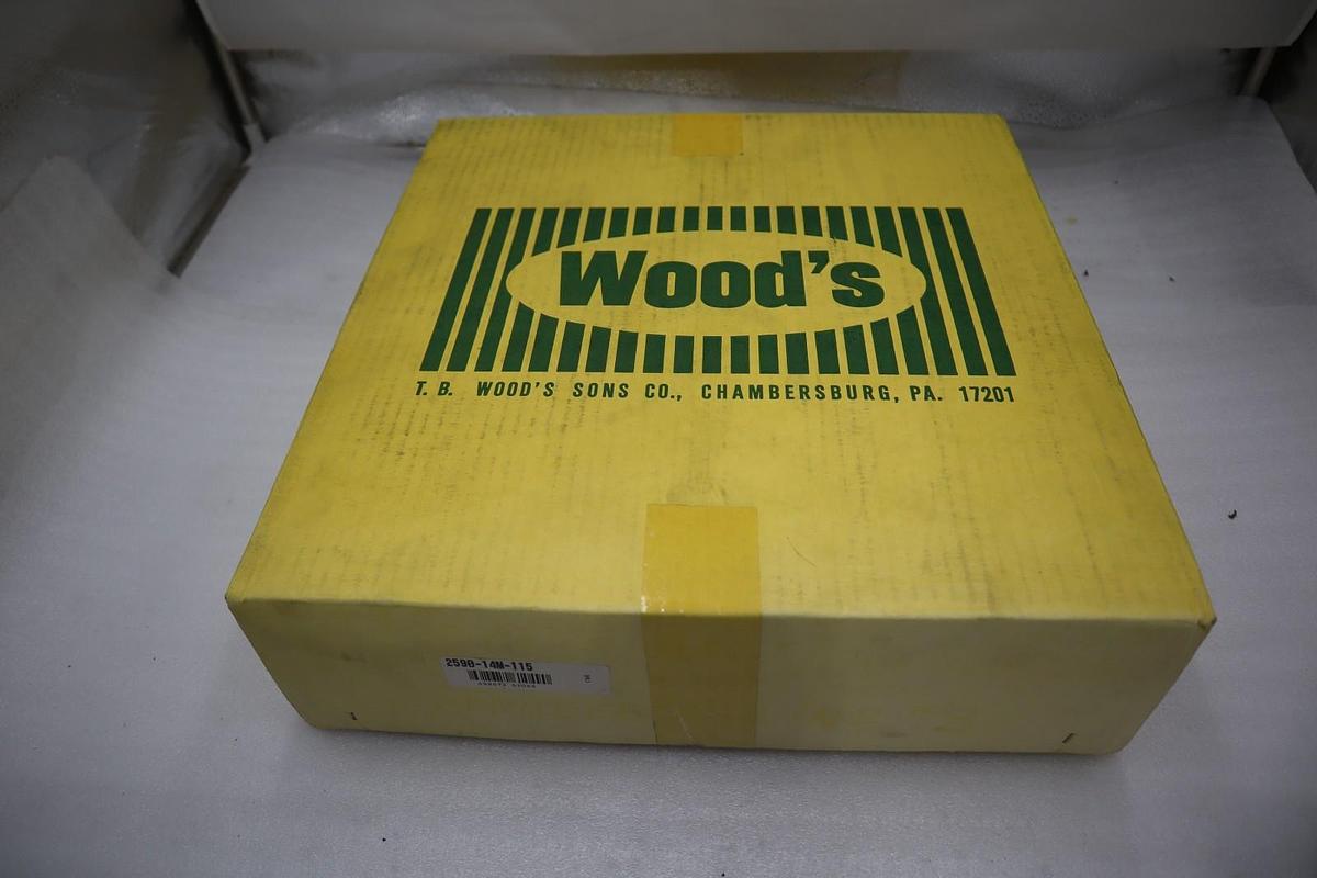 FACTORY NEW WOOD'S SYNCHRONOUS Sync RPP TIMING BELT 2590-14M-115 #GF-1346