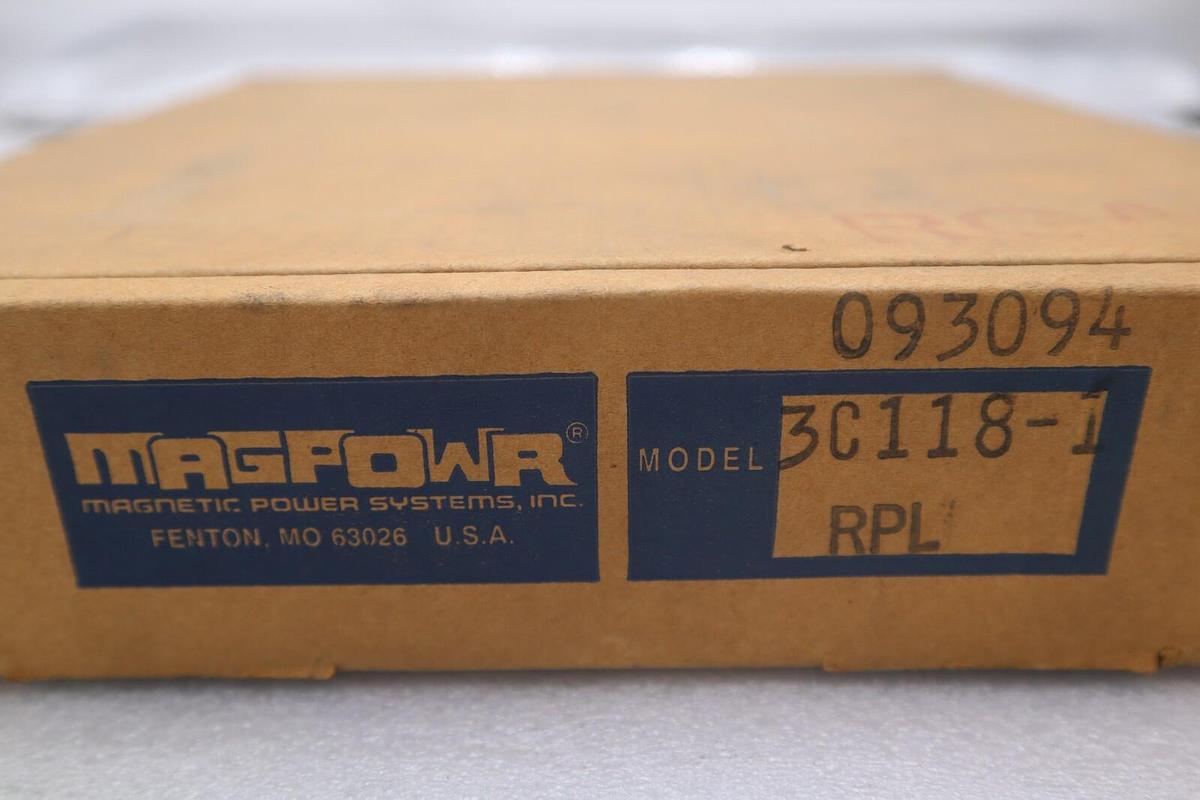 Used MAGPOWR 3C118-1 NSMP NEW OPEN BOX STOCK 5174