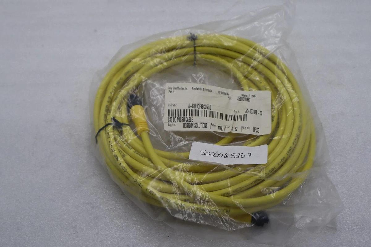 New  Allen Bradley 889D-F4ECDM-10 / 889DF4ECDM10 889 DC Micro Cable STOCK L-144A