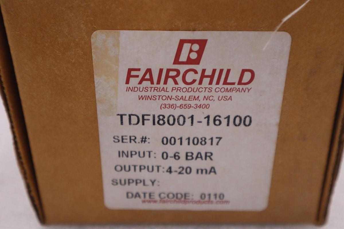 FAIRCHILD TDFI8001-161000 NEW IN BOX  STOCK 3754A
