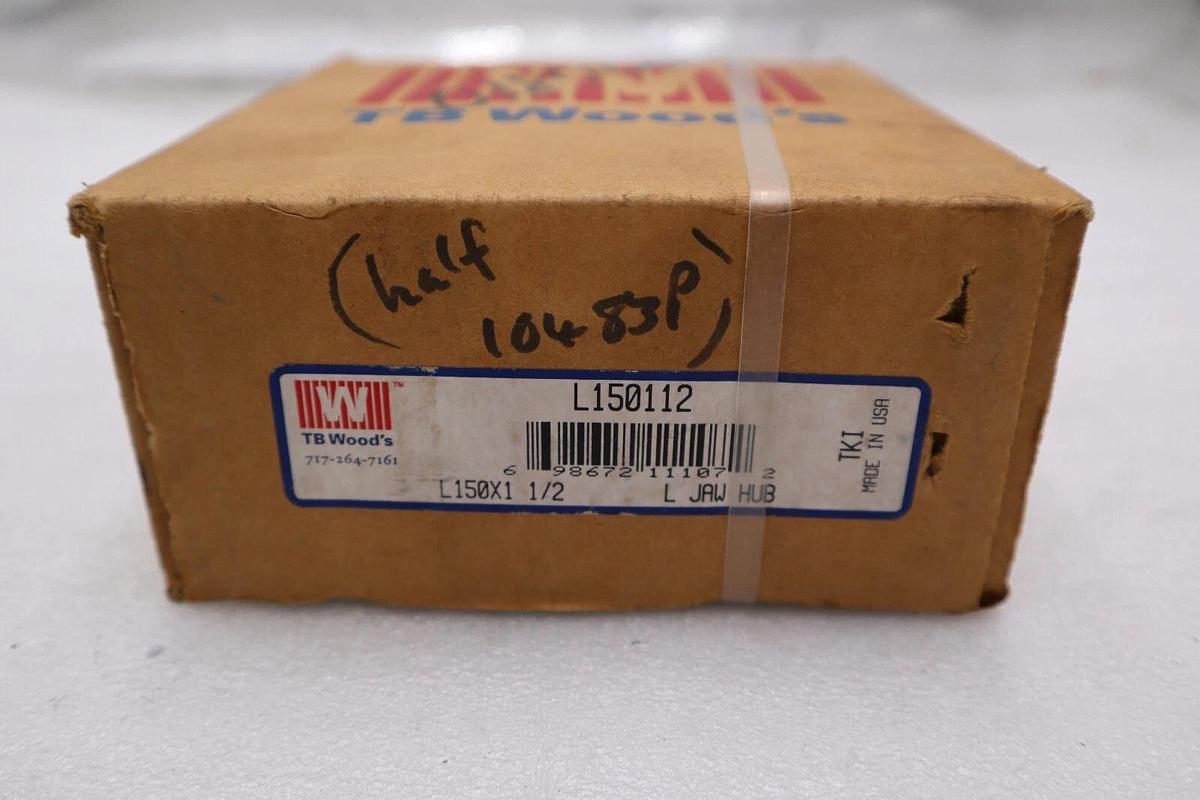 Used NEW TB Woods L150112 L Jaw Hub STOCK H538A