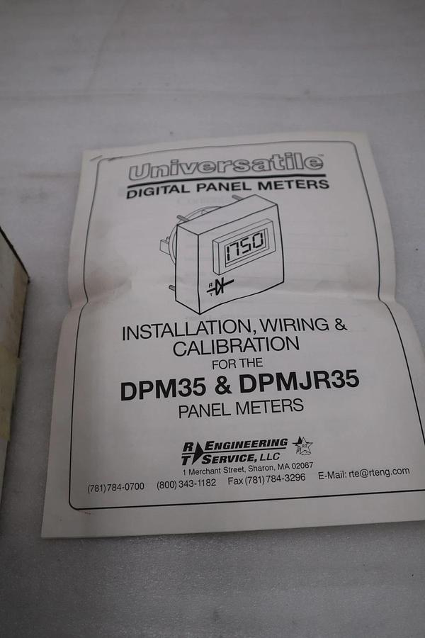 Used NEW OLD STOCK! RT ENGINEERING PANEL METER DPM35 DPM-35 STOCK GF-601