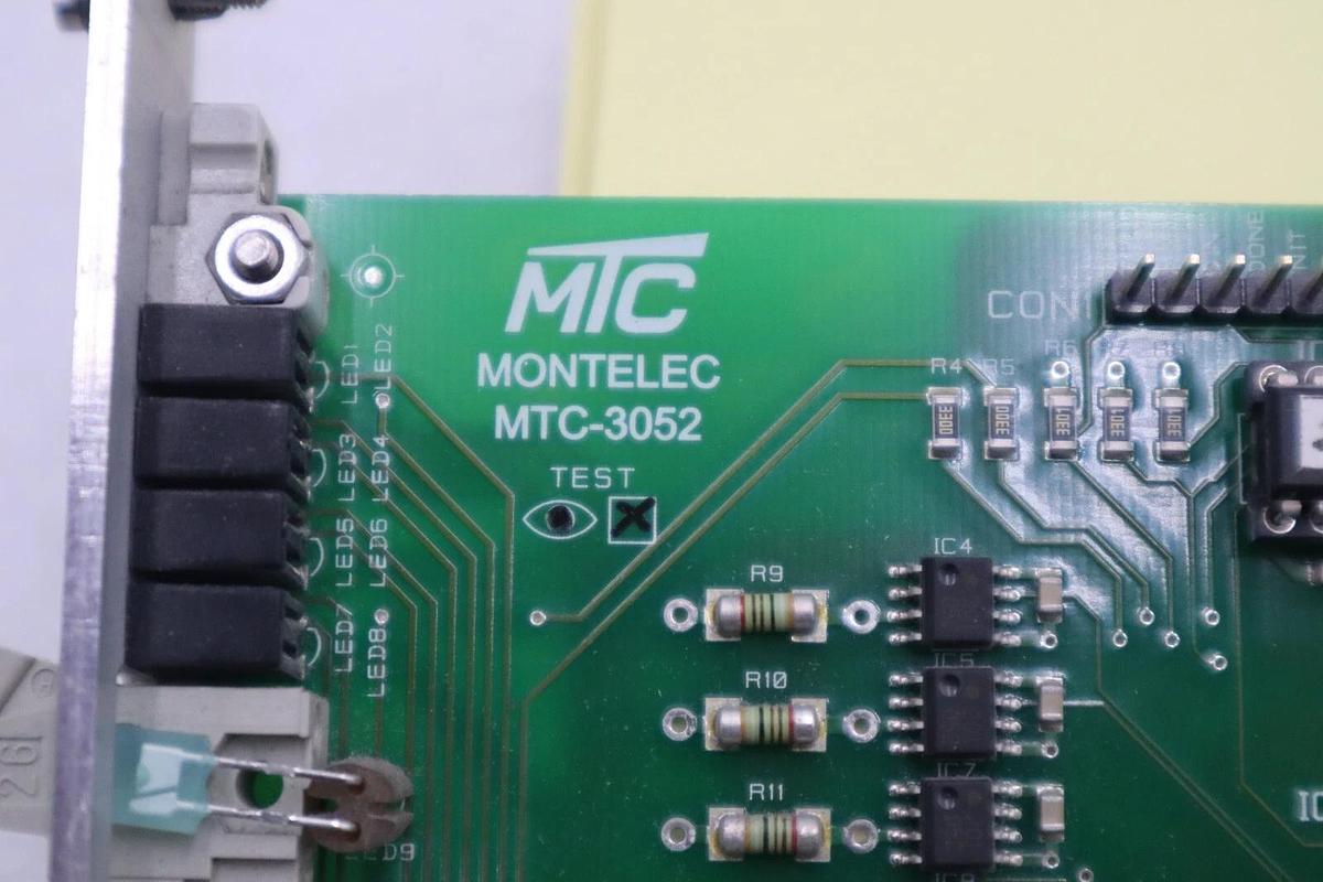 Used PASABAN FAST I/O MTC-3052 PLC CARD STOCK #3964-A