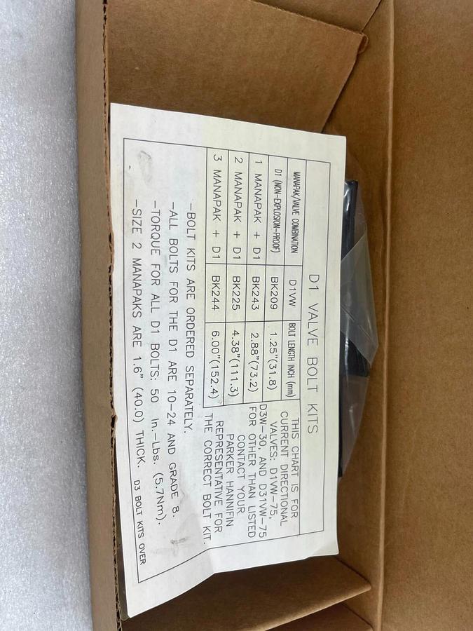 Used PARKER D1VW004EVYWH / D1VW004EVYWH (NEW) STOCK 3870