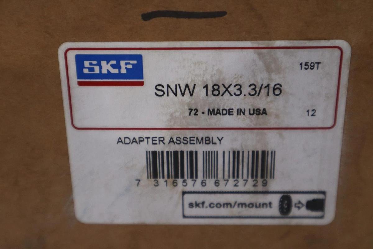 Used SKF SNW 18X3.3/16 Adapter Sleeve - STOCK GF366