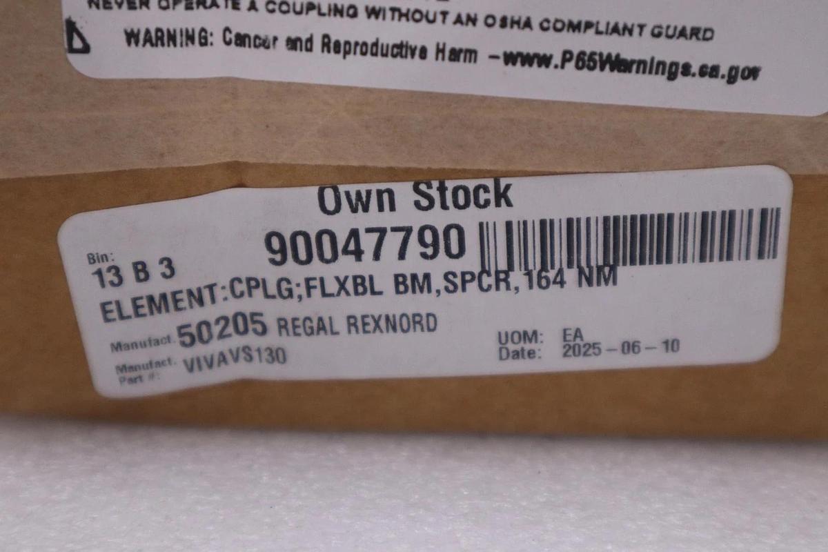 Used Rexnord 10287578 7392710 Viva Vs130 Spacer Element NEW IN BOX STOCK GF-1324