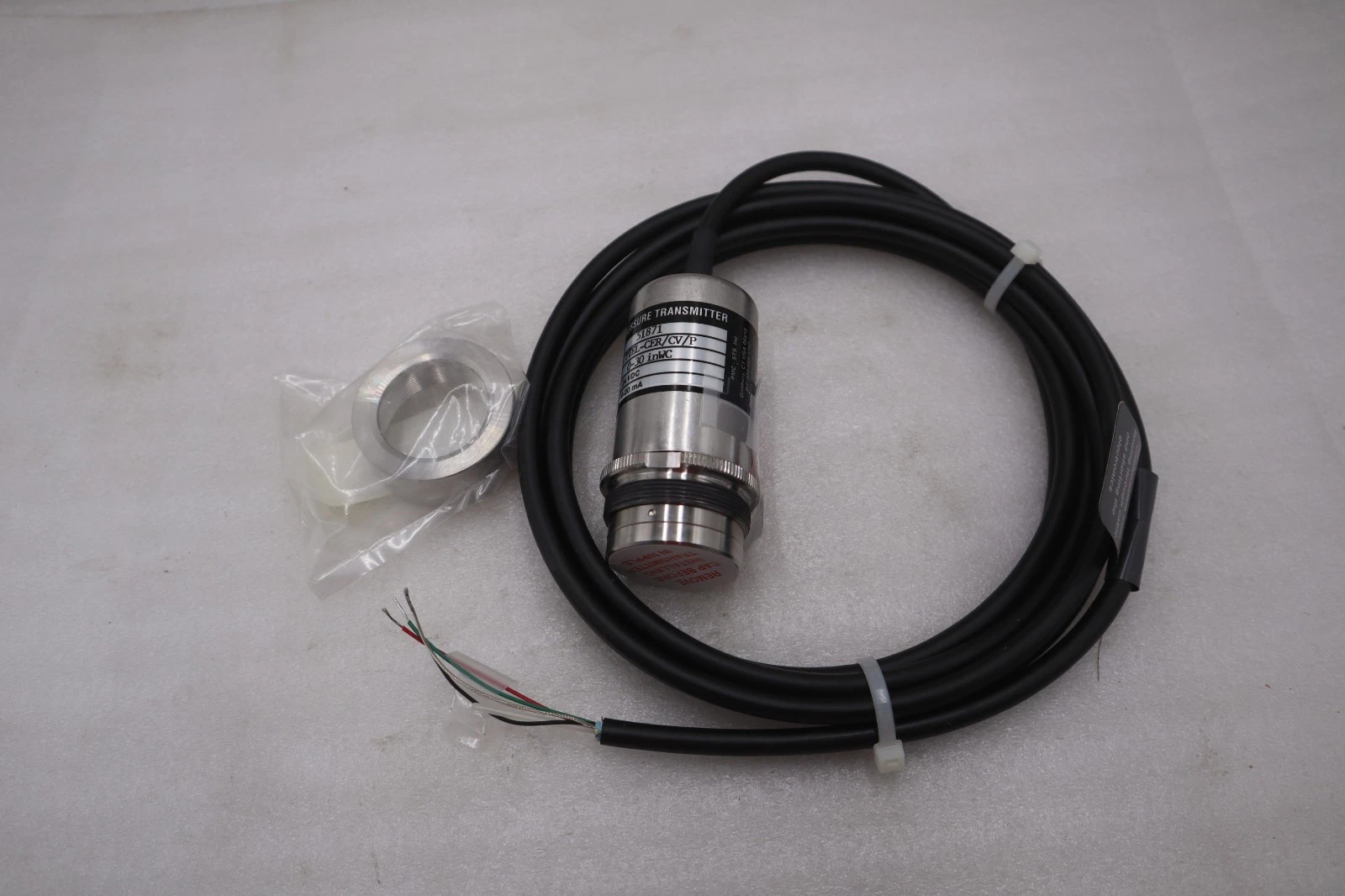 Used PMC PTEL-CER/CV/P 24VDC 4-20 mA PRESSURE TRANSMITTER - STOCK GF1042