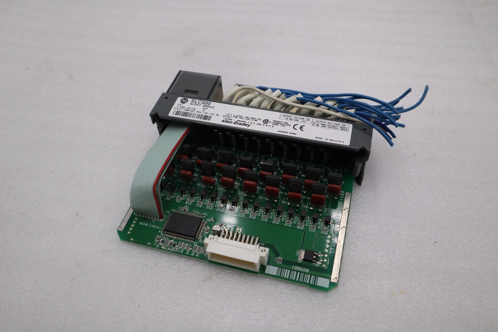 Used Allen Bradley 1746-OV16 Ser. C Output Module SLC 500 1746OV16 AB STOCK K-82-D