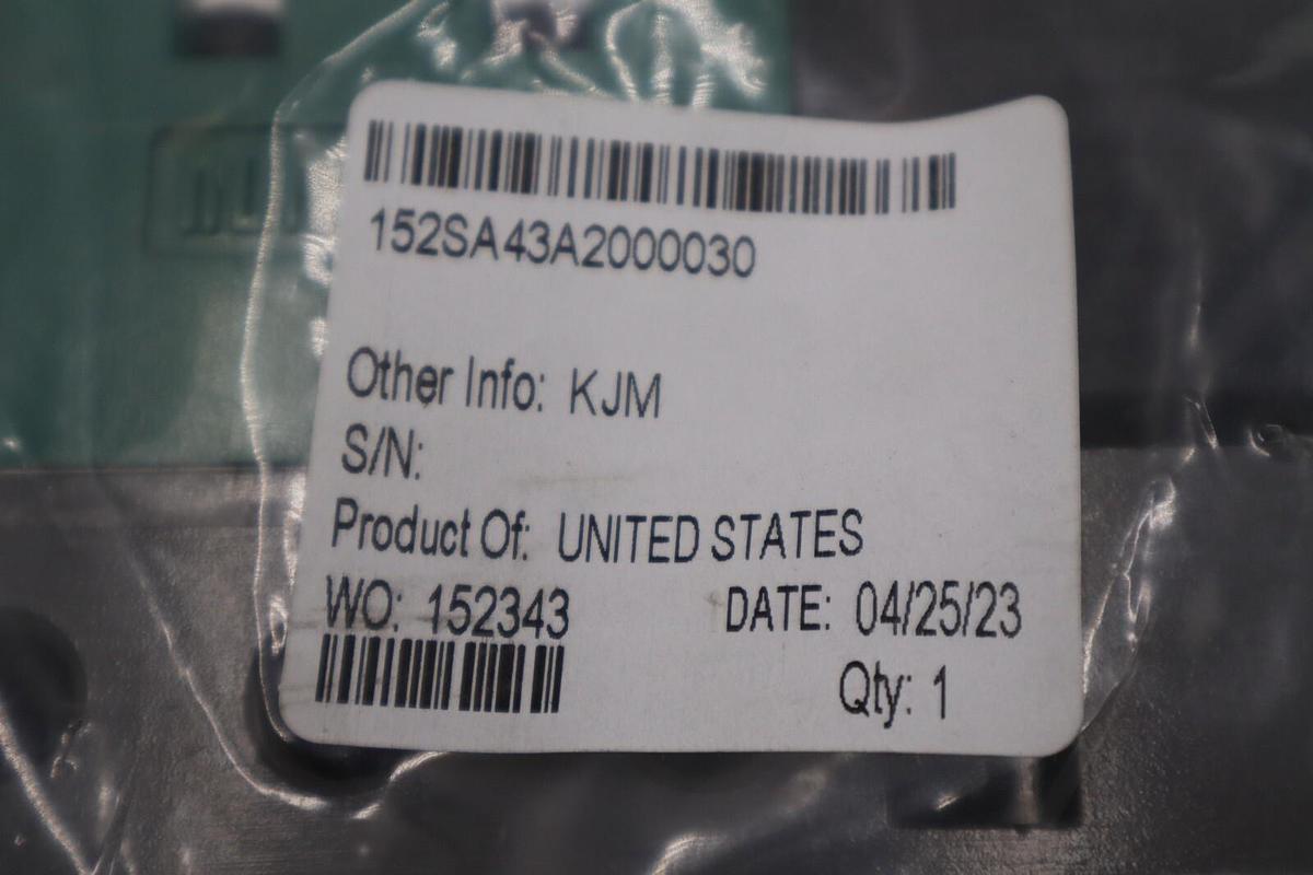 NEW NUMATICS 152SA43A2000030 150PSIG 110/120V STOCK H307A