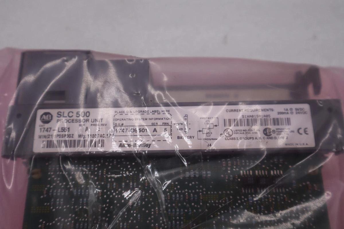 Used Allen Bradley 1747-L551 SLC 500 SLC 5/05 CPU Processor Controller Ser A STOCK H7
