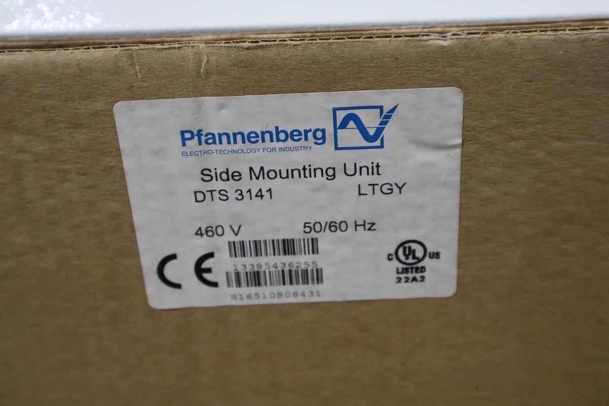 NEW Pfannenberg DTS 3141 460V LTGY Side Mounting Cooling Unit STOCK S-678
