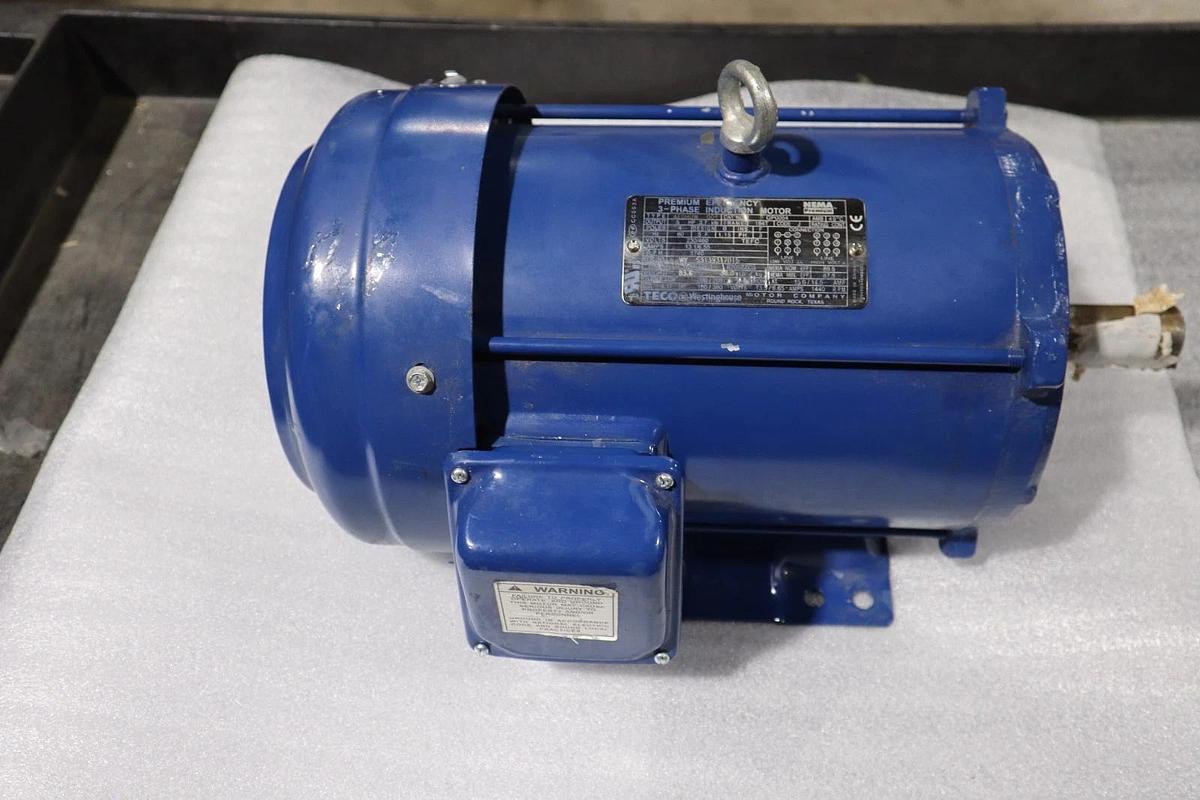 TECO Westinghouse MAX-PE GP0054 TYPE AEGHUW Motor 5 HP STOCK HS30