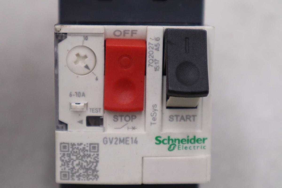 Used SCHNEIDER ELECTRIC GV2ME14 STOCK #L-238B