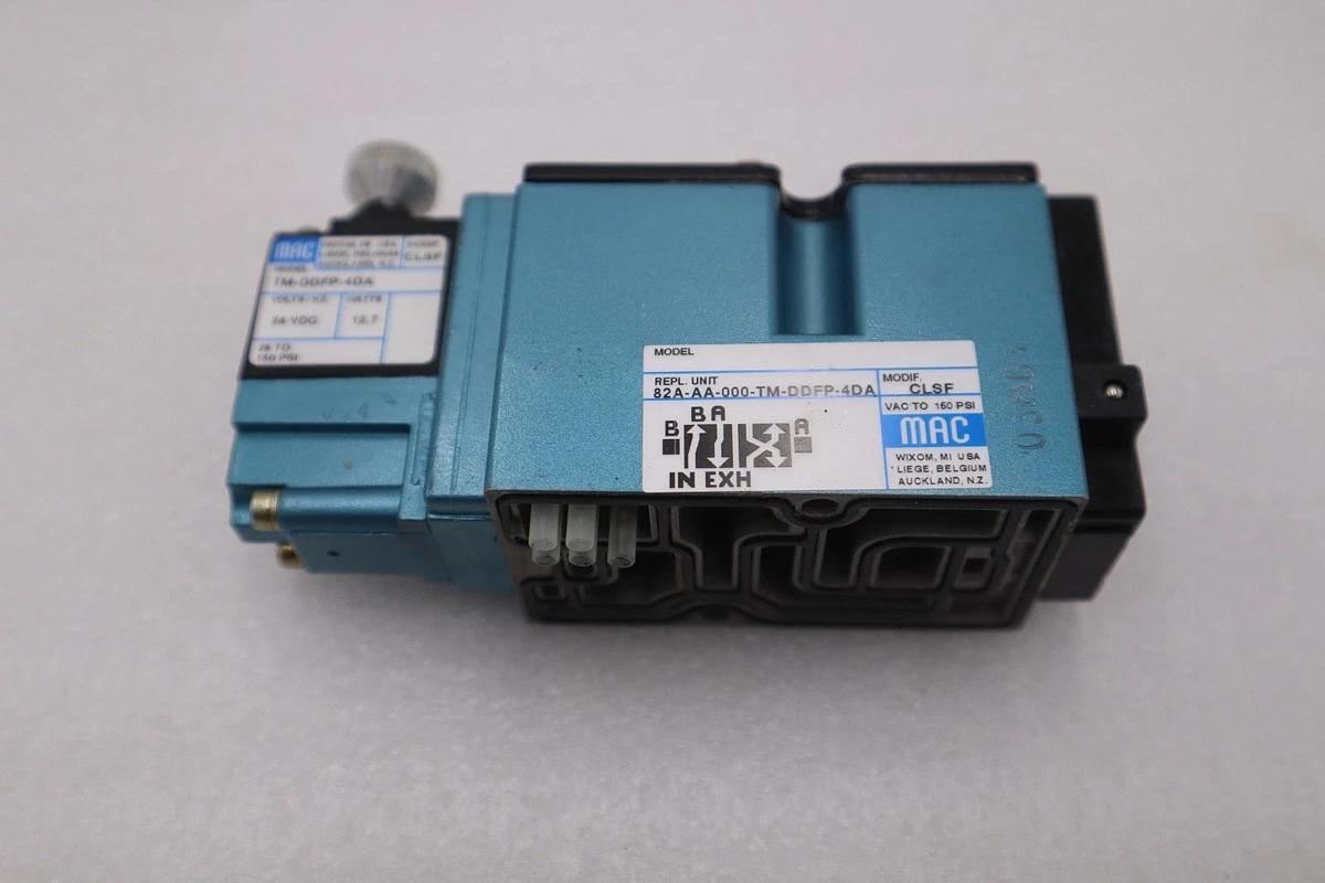 Used MAC VALVES INC 82A-AA-000-TM-DDFP-4DA VALVE - STOCK GF260A