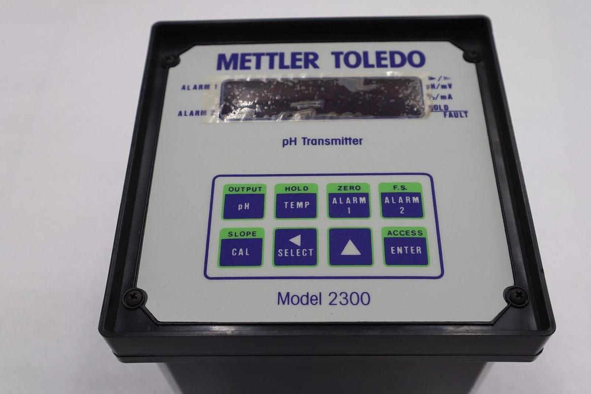 Used NEW OLD STOCK! METTLER-TOLEDO 2301, ce pH LEVEL TRANSMITTER Stock L-698