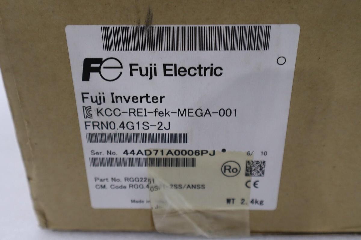 NEW IN BOX FUJI ELECTRIC FRN0.4G1S-2J MOTOR CONTROLLER STOCK 5006A