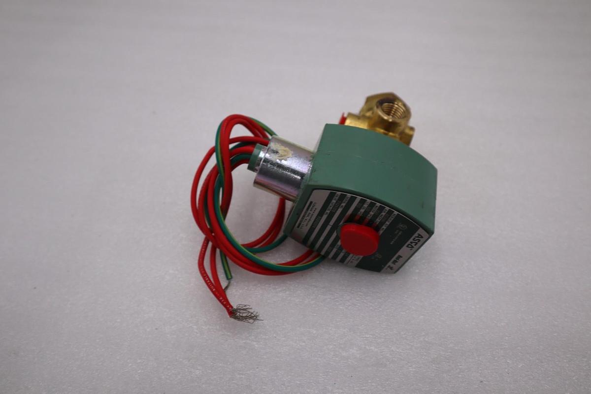 Used NEW NO BOX ASCO 8320G174 solenoid valve 1/4" NEW WITH BOX STOCK H1178A
