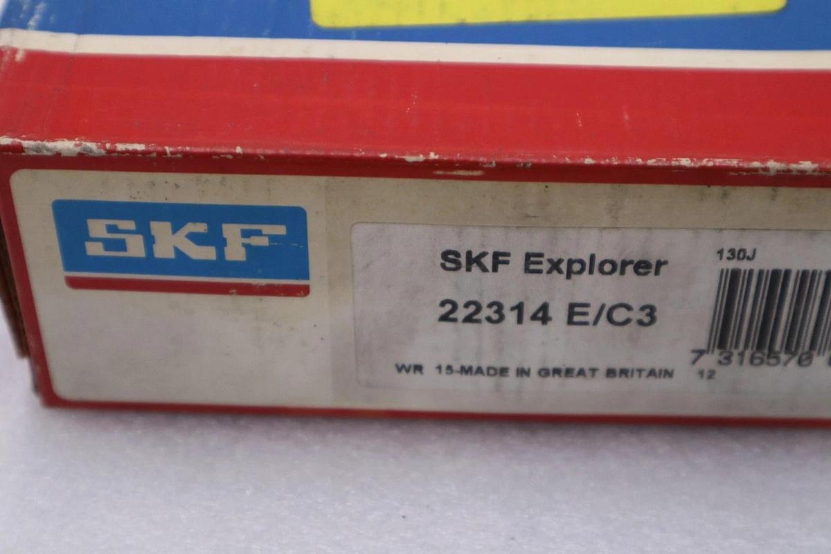 Used New SKF 22314 E/C3 Spherical Roller Bearing - STOCK 2934CC