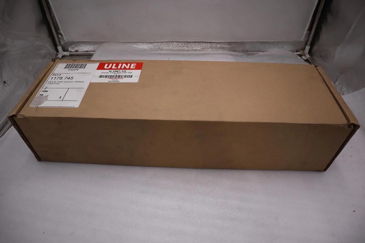 Used NEW Uline 1/2" Manual Steel Banding Strapping SEALER Tensioner STK 1863CC