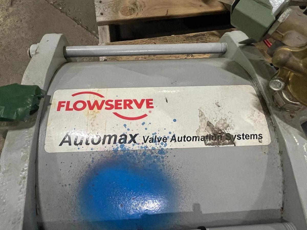 Used 24" FLOWSERVE AUTOMAX PNEUMATIC KNIFE GATE VALVE RG212SR7SN0GE00