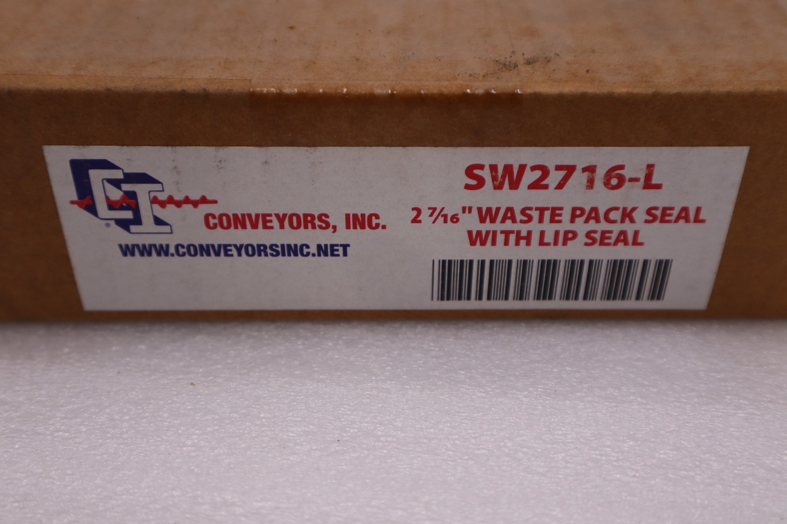 Conveyors Incorporated SW2716-L 2 7/16 WASTE PACK SEAL W/LIPSEAL STOCK H1192
