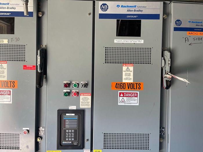 Used ROCKWELL AUTOMATION ALLEN-BRADLEY CENTERLINE VACUUM STARTER MCC 4160 VOLTS