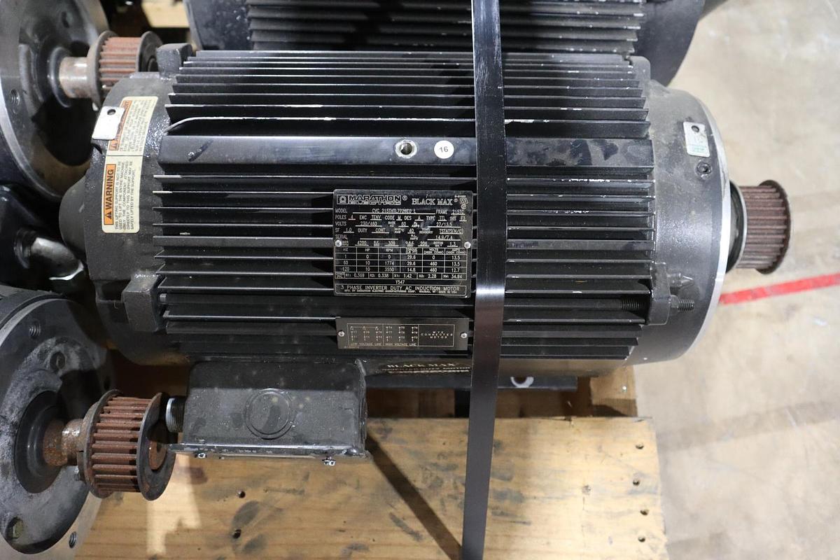 Used Marathon Motor CVC 215THTL7726EU L Inverter Duty AC Induction Motor 10 HP #HP151