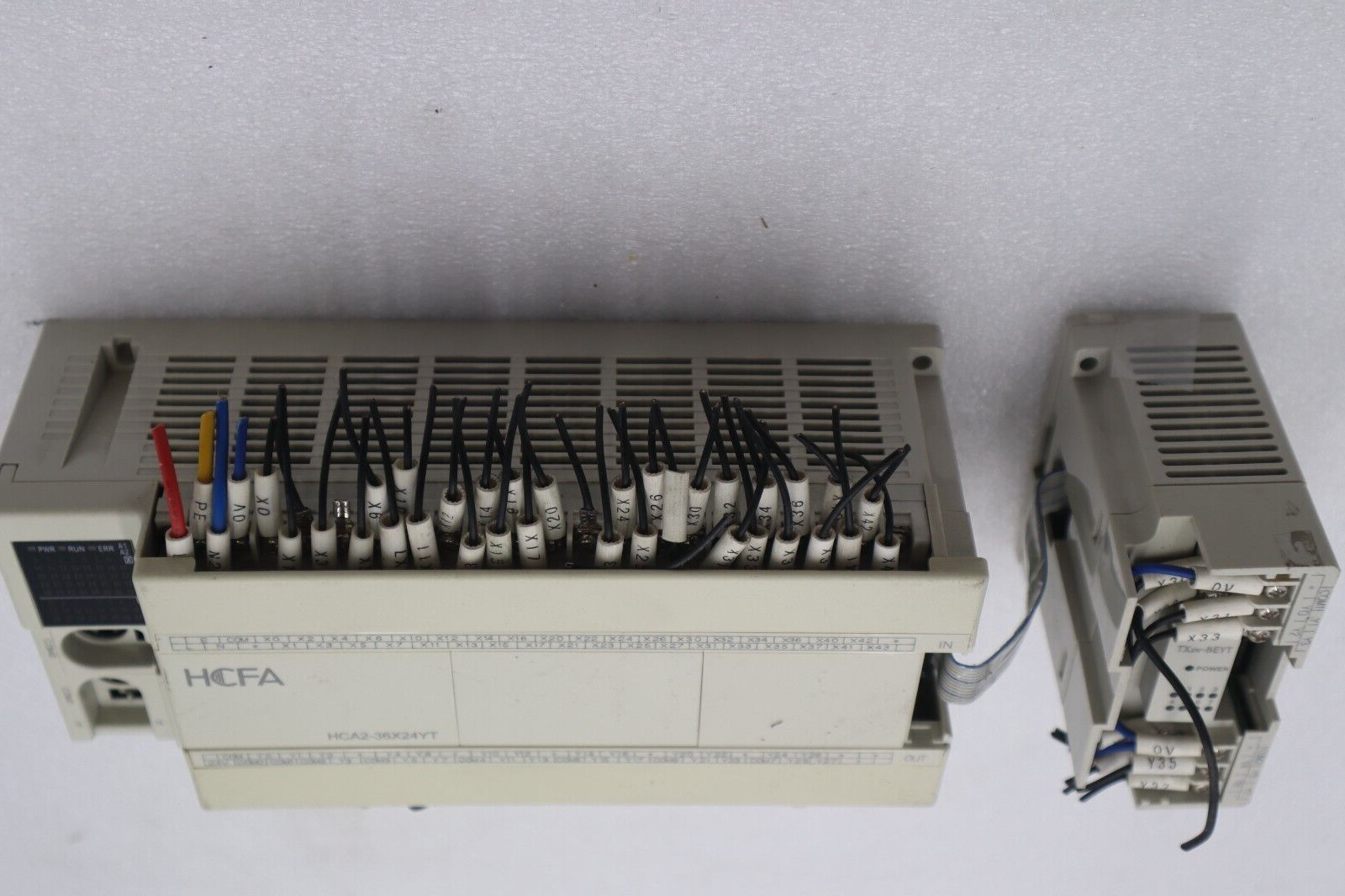 Used HCFA PLC Controller HCA2-36X24YT-A Input: AC85~264V 50/60Hz 35W/Max Stock #K-175